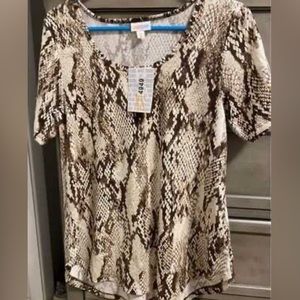 XS New with Tags Brown & White Lularoe Morgan